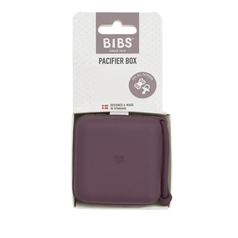 Bibs Pacifier Box Plum