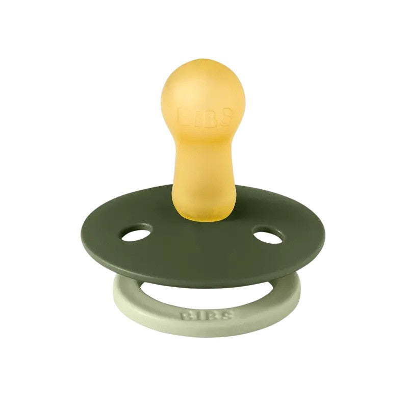 Bibs Pacifier Studio Colour (2Pack) Fusion Latex Sage/Hunter Green