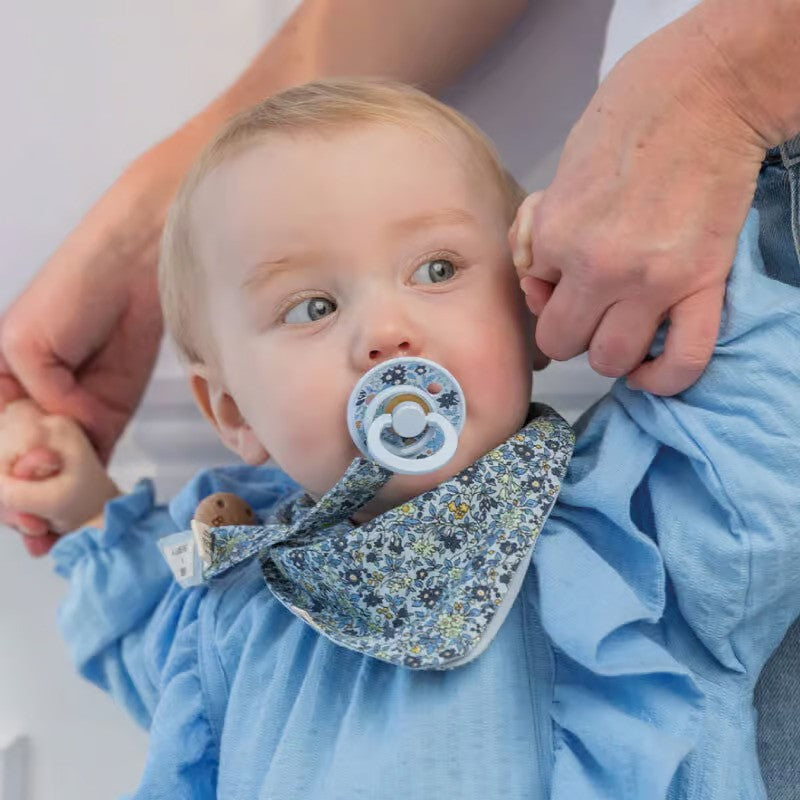 Bibs X Liberty Colour (2Pack) Camomile Lawn Baby Blue Mix