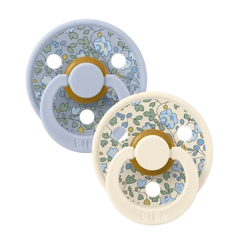 Bibs X Liberty Colour (2Pack) Eloise Dusty Blue Mix