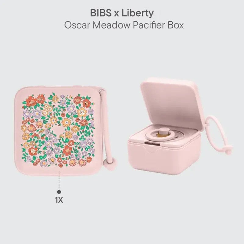 Bibs X Liberty Pacifier Box Oscar Meadow Blossom