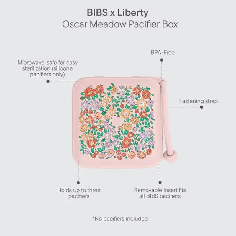 Bibs X Liberty Pacifier Box Oscar Meadow Blossom