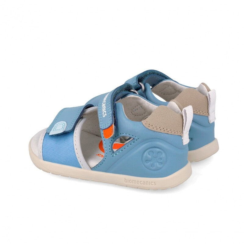 Biomecanics Artic (Sauvage) Boys First Steps Biogated Barefoot Sandals Light Blue