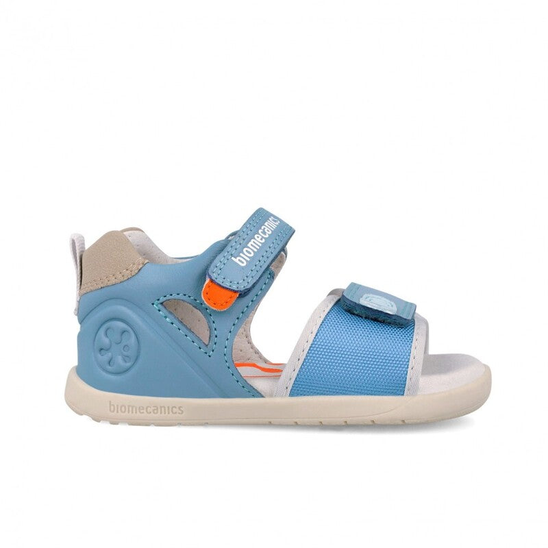 Biomecanics Artic (Sauvage) Boys First Steps Biogated Barefoot Sandals Light Blue