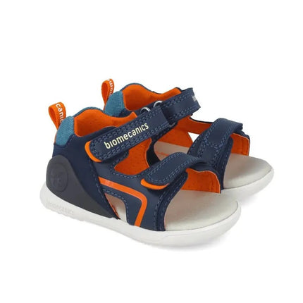Biomecanics Baby Boy First Steps Sandals Ocean