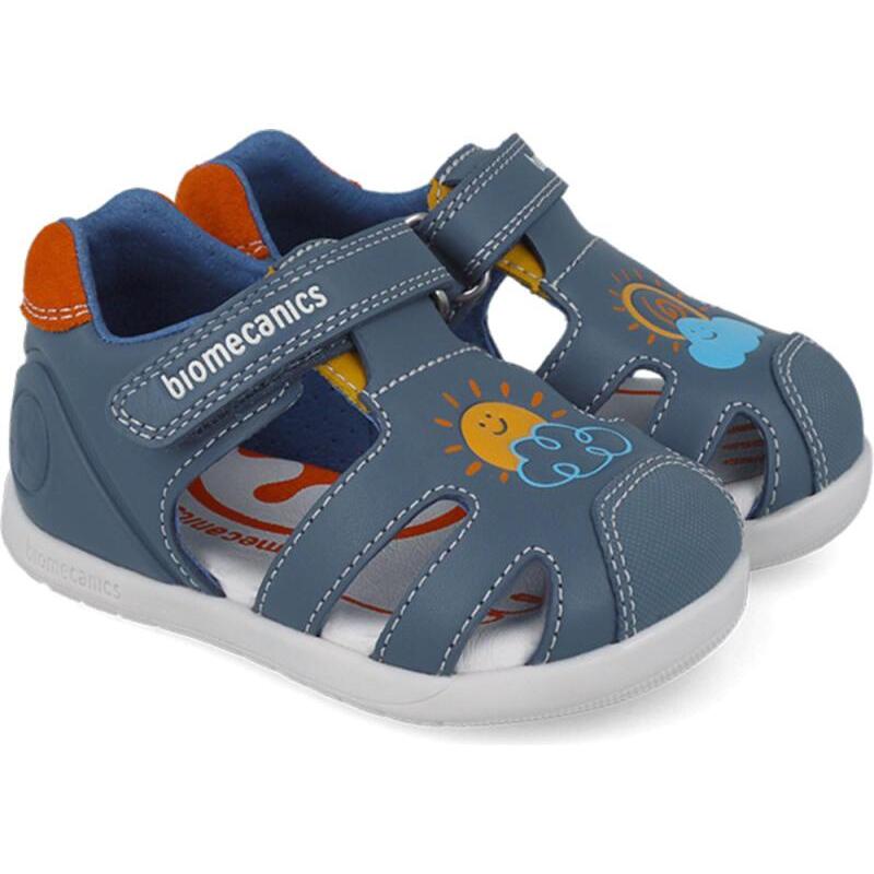Biomecanics Baby Boys First Steps Barefoot Sandals Ocean