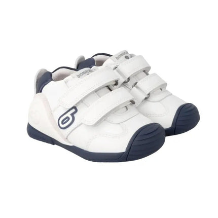 Biomecanics Baby Boys First Steps Sneakers Blanco Y Azul