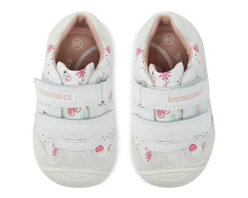 Biomecanics Baby Girl First Steps Sneakers Blanco White (Napa)
