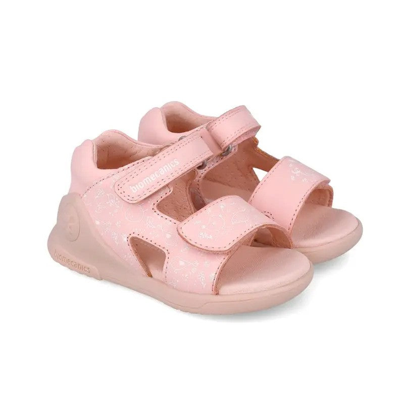 Biomecanics Baby Girls First Steps Sandals Rosa Pink