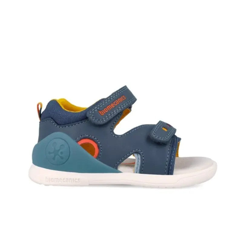 Biomecanics Boys First Steps Biogateo Sandals Sauvage Blue