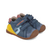Biomecanics Boys First Steps Biogateo Sneakers Petrol Blue Yellow