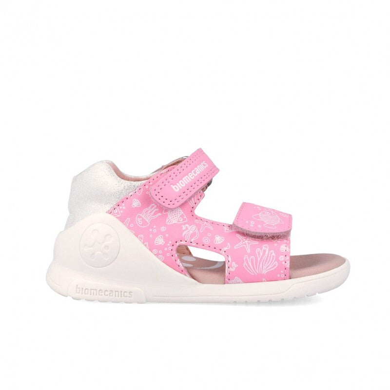 Biomecanics Candy (Sauvage) Girls First Steps Biogated Sandals Pink