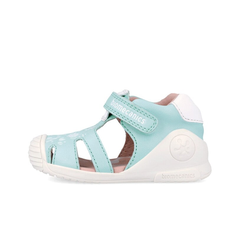 Biomecanics Sky (Sauvage) Girls First Steps Biogateo Sandals Sage