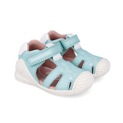 Biomecanics Sky (Sauvage) Girls First Steps Biogateo Sandals Sage
