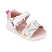 Biomecanics  Girls First Steps Biogateo Barefoot Sandals Napa White