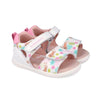 Biomecanics  Girls First Steps Biogateo Barefoot Sandals Napa White