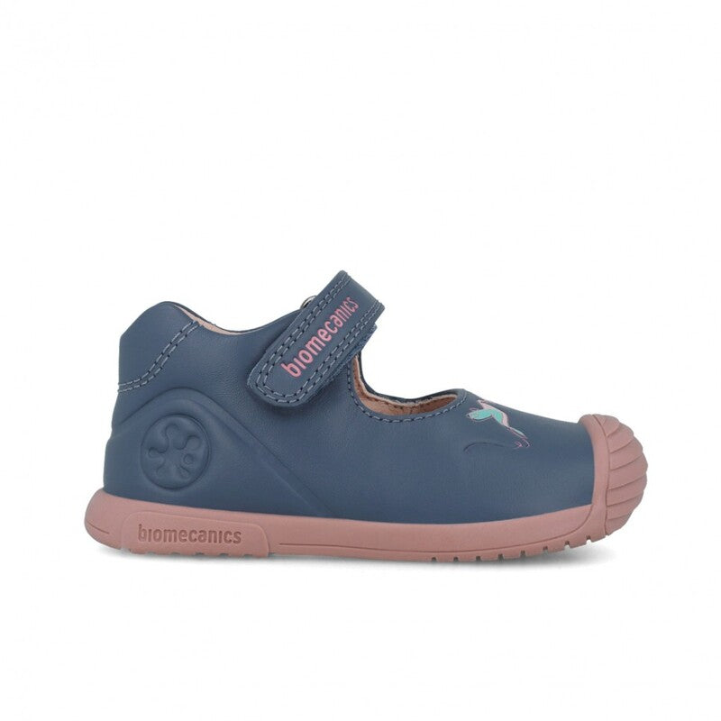 Biomecanics Girls First Steps Biogateo Mary Jane Bird Petrol