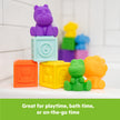 Bright Starts Cubes & Cuties 18-Pieces Blocks & Animals Gift Set (3M-Plus)