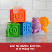 Bright Starts Cubes & Cuties 18-Pieces Blocks & Animals Gift Set (3M-Plus)