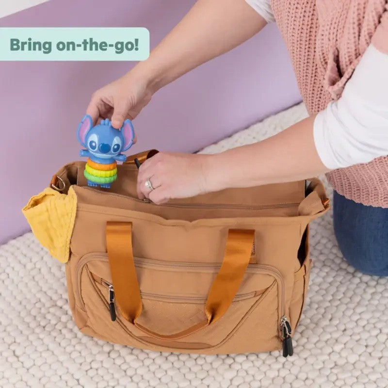 Bright Starts Disney Baby Stitch Twist-A-Stitch Fidget Toy (3m-Plus)