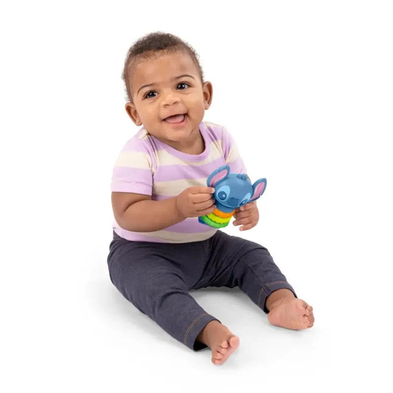 Bright Starts Disney Baby Stitch Twist-A-Stitch Fidget Toy (3m-Plus)