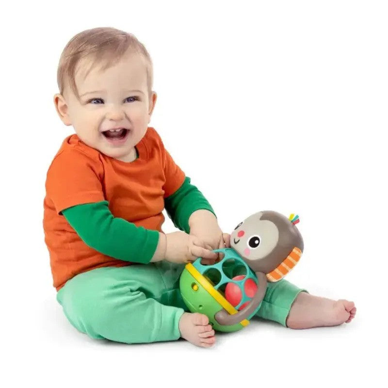 Bright Starts Grab & Giggle Monkey Multi-Sensory Toy (6m-Plus)