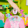 Bright Starts Pink Paradise Vibrating Baby Bouncer With Toys (0-6m)