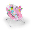 Bright Starts Pink Paradise Vibrating Baby Bouncer With Toys (0-6m)