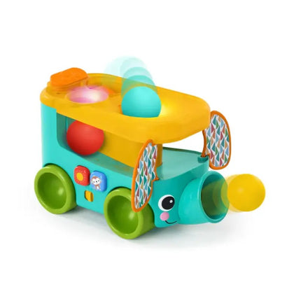 Bright Starts Pop & Roll Safari Bus Ball Play Toy (6m-Plus)