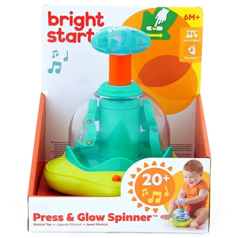 Bright Starts Press & Glow Spinner (6m-Plus)