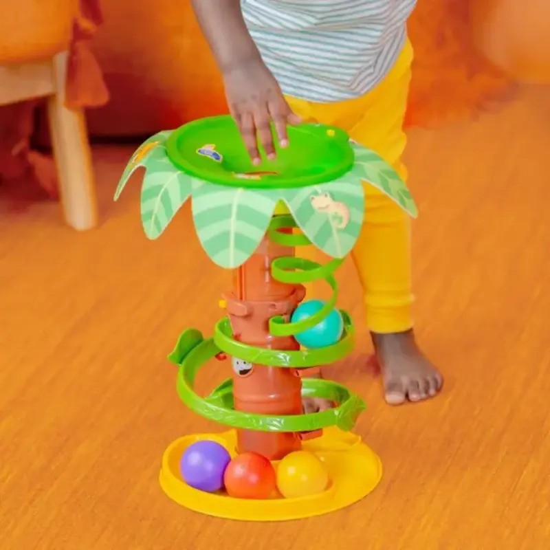 Bright Starts Tropical Twirl Ball Play Toy (6m-Plus)