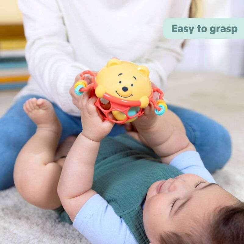 Bright Starts Winnie The Pooh Jingle & Shake Rattle Toy (0M-Plus)