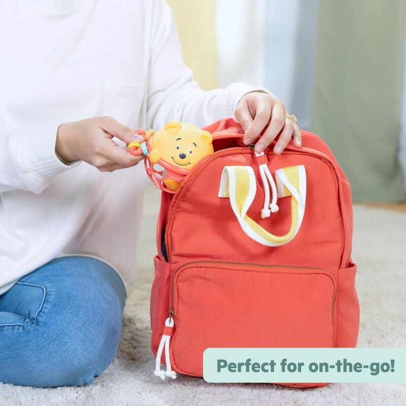 Bright Starts Winnie The Pooh Jingle & Shake Rattle Toy (0M-Plus)