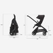 Bugaboo Dragonfly Complete Stroller Black/Forest Green