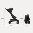 Bugaboo Butterfly2 Complete Travel Stroller Black Deep Indigo