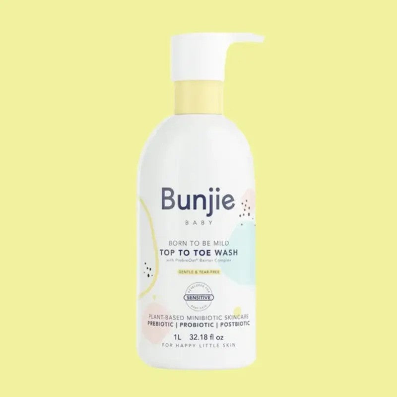 Bunjie Baby Born To Be Mild Top To Toe Wash (1L-33.8 FL OZ)