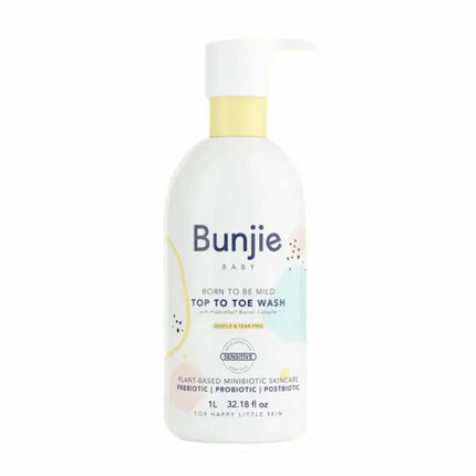 Bunjie Baby Born To Be Mild Top To Toe Wash (1L-33.8 FL OZ)
