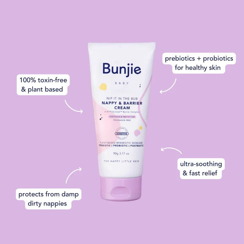 Bunjie Baby Nip It In The Bub Nappy & Barrier Cream 250g