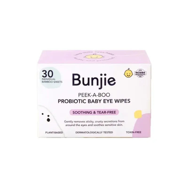 Bunjie Baby Probiotic Eye Wipes 30s