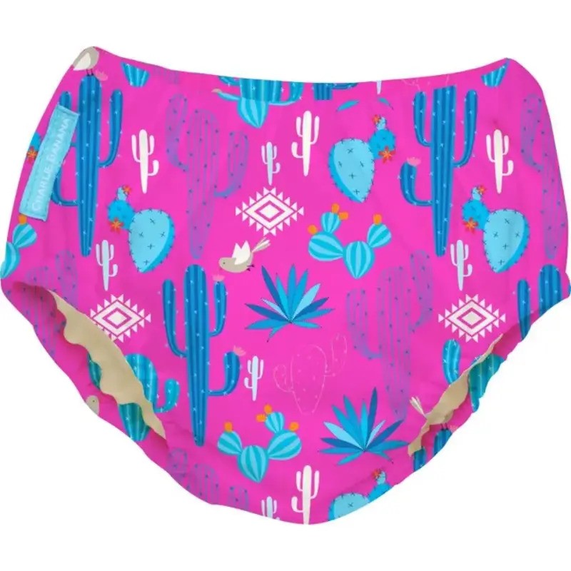 Charlie Banana 2-In-1 Swim Diaper & Training Pants Cactus Rose