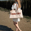 Childhome Family Bag Stripes Nude Terracotta