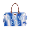 Childhome Mommy Bag Big Stripes Electric Blue Light Blue