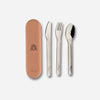 Citron 2022 Stainless Steel Cutlery Set – Blush Pink (From 18M)