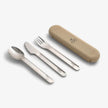 Citron 2022 Stainless Steel Cutlery Set – Cream (From 18M)