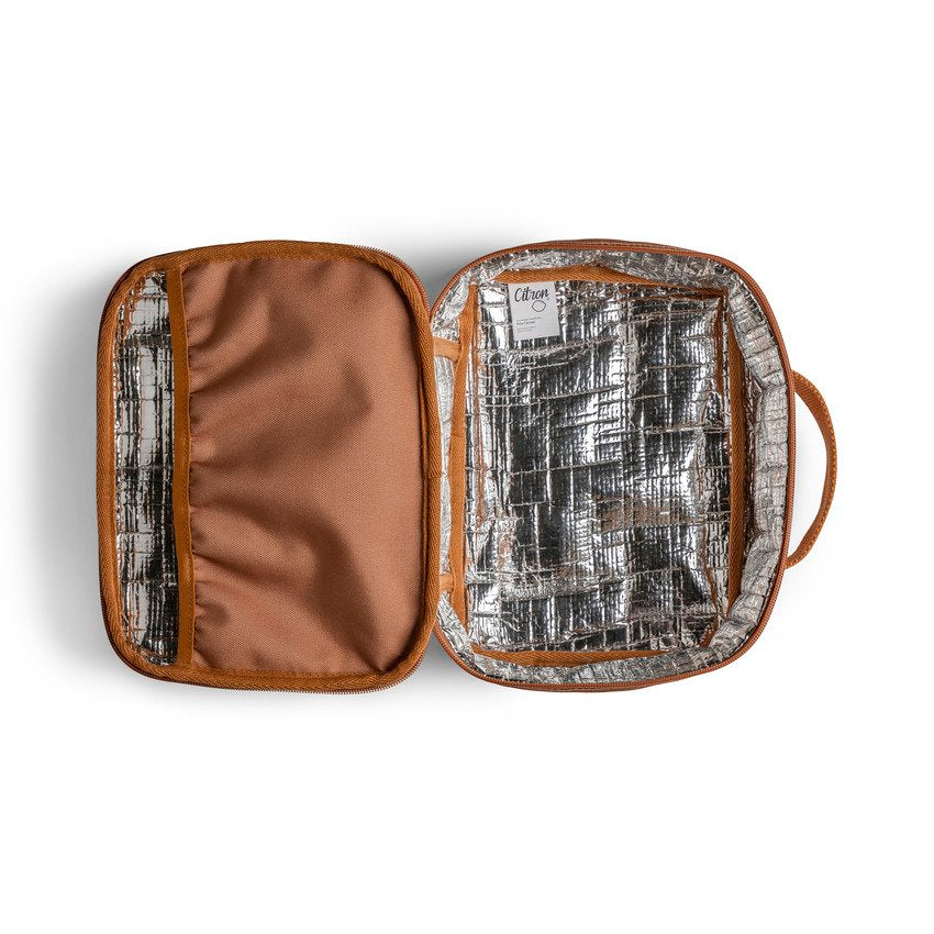 Citron 2023 Insulated Square Lunchbag Caramel