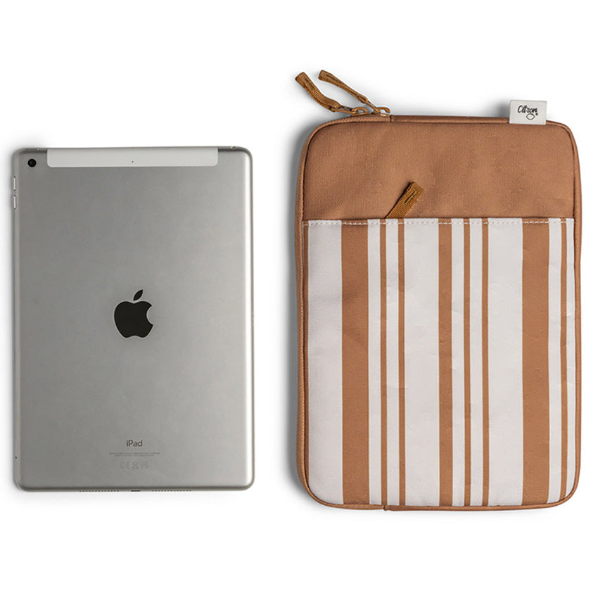 Citron 2023 Protective Ipad Sleeve with Zipper Caramel