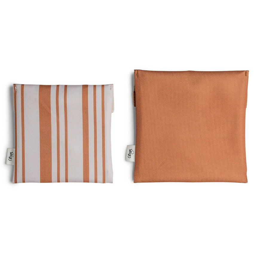 Citron 2023 Reusable Sandwich Bag Set of 2 Caramel