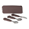 Citron 2023 Silicone Cutlery Set with Pouch Plum (From 18M)