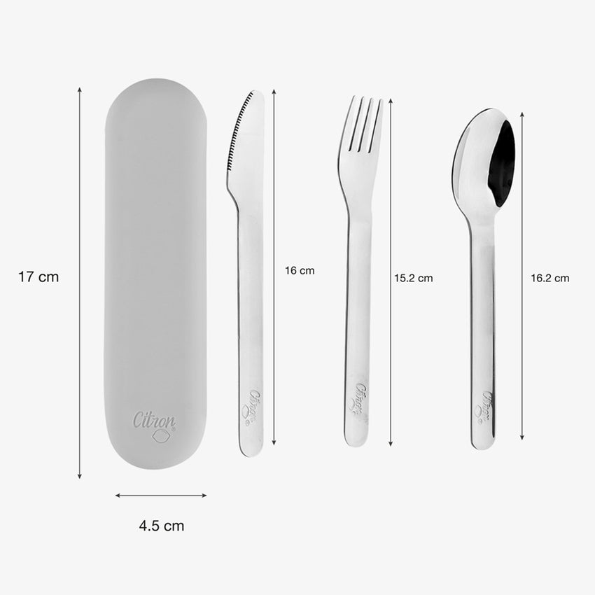 Citron 2023 Stainless Steel Cutlery Set Brick