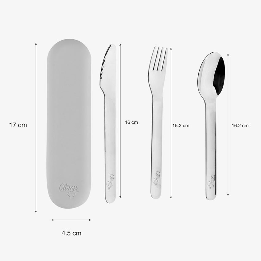 Citron 2023 Stainless Steel Cutlery Set Caramel